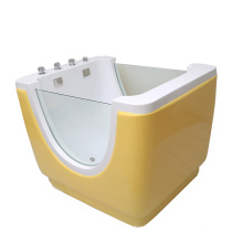 Best Quality with Tempered Glass Sides Whirlpool Bathtub for Baby